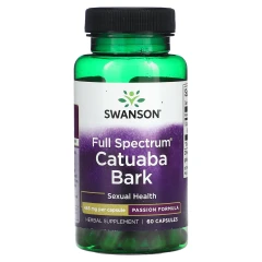Swanson, Full Spectrum, кора катуаби, 465 мг, 60 капсул