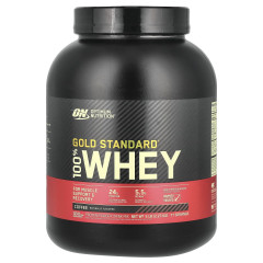 Optimum Nutrition, Gold Standard 100% Whey, кава, 5 фунтів (2,27 кг)