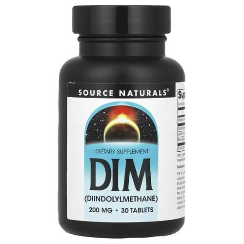 Діїндолілметан 200 мг Source Naturals (DIM) 30 таблеток
