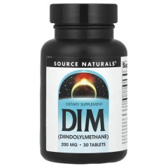 Діїндолілметан 200 мг Source Naturals (DIM) 30 таблеток