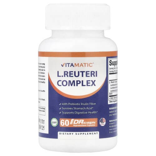 Пробіотики 22 млрд КУО L. Reuteri Vitamatic (L.Reuteri Complex) 60 капсул