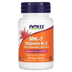 Вітамін K2 MK 7 підвищеної сили дії (Vitamin K2 Extra Strenght) 300 мкг 60 капсул