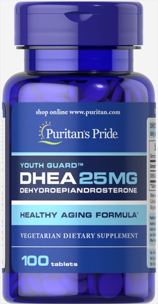 ДГЭА (дегидроэпиандростерон) Puritan's Pride (DHEA) 25 мг 100 таблеток