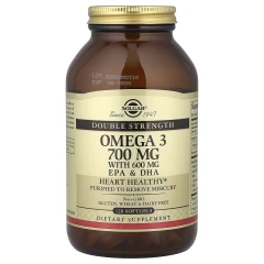 Омега-3 ЕПК та ДГК подвійна сила Solgar (Omega-3 EPA &amp; DHA) 120 капсул