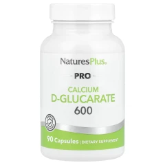 NaturesPlus, Pro, D-глюкарат кальцію 600, 90 капсул (600 мг у капсулі)