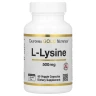 L-лизин California Gold Nutrition (L-Lysine) 500 мг 60 растительных капсул