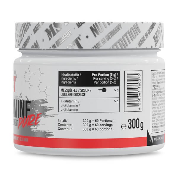 Глютамин MST (Glutamine) 300 г безвкусно