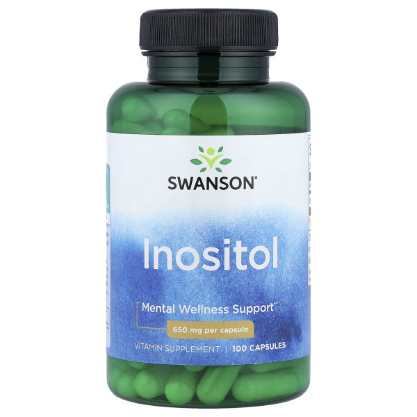 Інозитол Swanson (Inositol) 650 мг 100 капсул