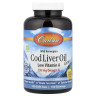 Риб'ячий жир з печінки тріски Carlson (Cod liver oil) 1000 мг 150 капсул