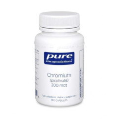 Хром (піколінат) Pure Encapsulations (Chromium (picolinate)) 200 мкг 180 капсул