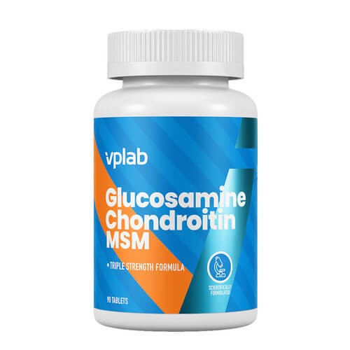 Глюкозамін Хондроїтин МСМ VPLab (Glucosamine Chondroitin MSM) 90 таблеток