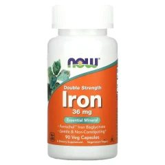 Залізо Now Foods (Iron) 36 мг 90 капсул