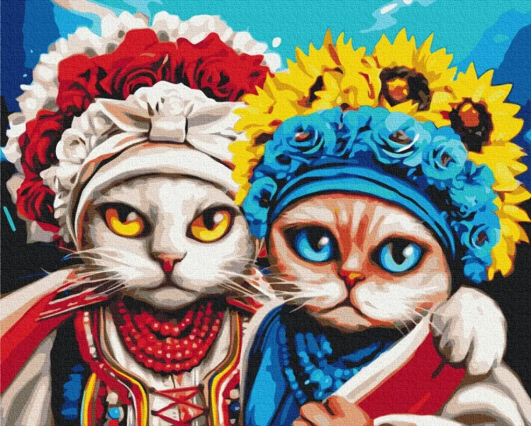 Картина за номерами Лапка підтримки ©Маріанна Пащук  Brushme 48x60