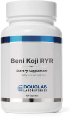 Ферментований червоний дріжджовий рис Douglas Laboratories (Beni-Koji RYR) 120 капсул