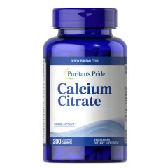 Цитрат кальция 200 мг Puritan's Pride (Calcium Citrate) 200 таблеток