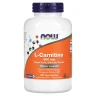 L-карнітин NOW Foods (L-Carnitine) 500 мг 180 рослинних капсул