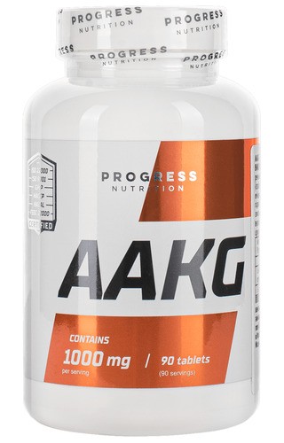 Аргініну альфа-кетоглутарат 1000 мг Progress Nutrition (AAKG) 90 таблеток