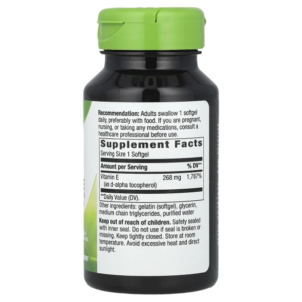 Вітамін Е Nature's Way (Vitamin E) 400 ME 100 капсул