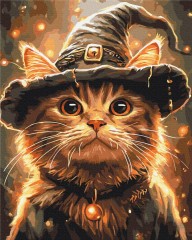 Преміум картина за номерами Котик маг 40 х 50 Brushme