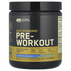Optimum Nutrition, Gold Standard перед тренуванням, чорничний лимонад, (300 г)