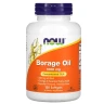 Масло огуречника (ГЛК) NOW Foods (Borage Oil) 1000 мг 120 капсул