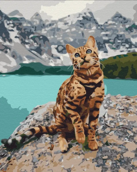Картина за номерами Улюбленець в горах  Brushme 40x50