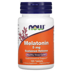 Мелатонин NOW Foods (Melatonin) 5 мг 120 таблеток