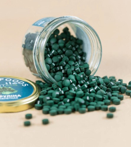 Спіруліна Manteca (Spirulina) 130 г 520 таблеток