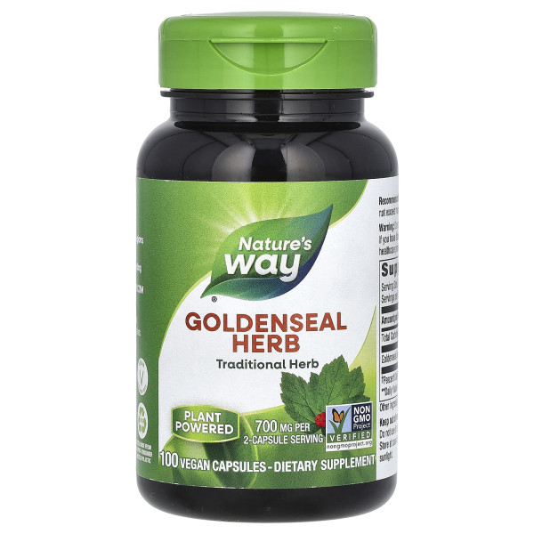 Гидрастис канадский Nature's Way (Goldenseal Herb) 700 мг 100 капсул