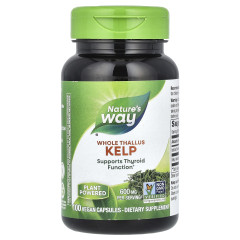 Келп (Ламінарія Kelp) Nature's Way 600 мг 100 капсул
