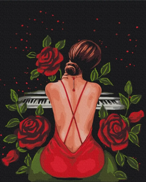 Картина за номерами Мелодія серця ©Alla Berezovska  Brushme 40x50