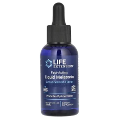 Мелатонин жидкий быстродействующий Life Extension (Fast Acting Liquid Melatonin) 3 мг 59 мл