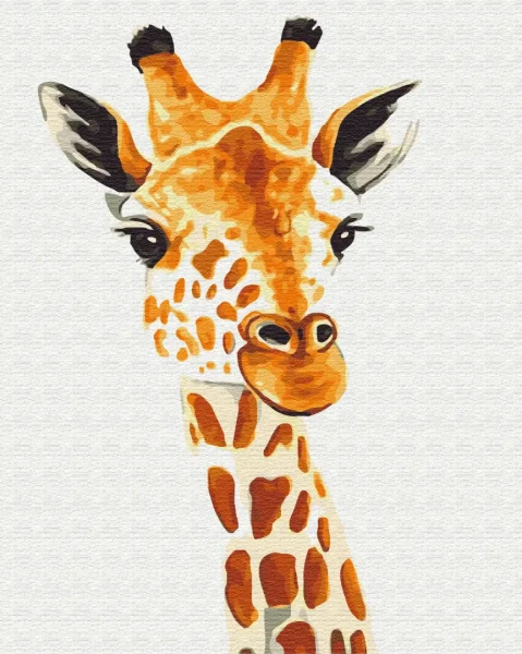Картина за номерами Жирафчик  Brushme 48x60