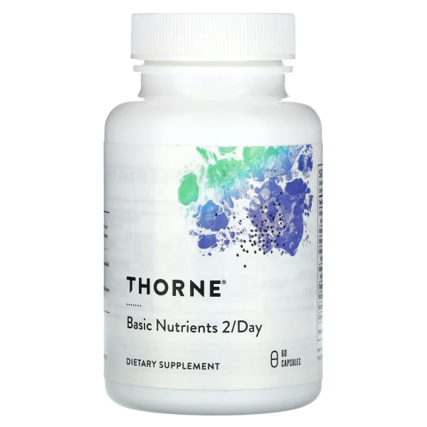 Мультивітаміни без заліза Thorne Research (Basic Nutrients 2/Day) 60 капсул