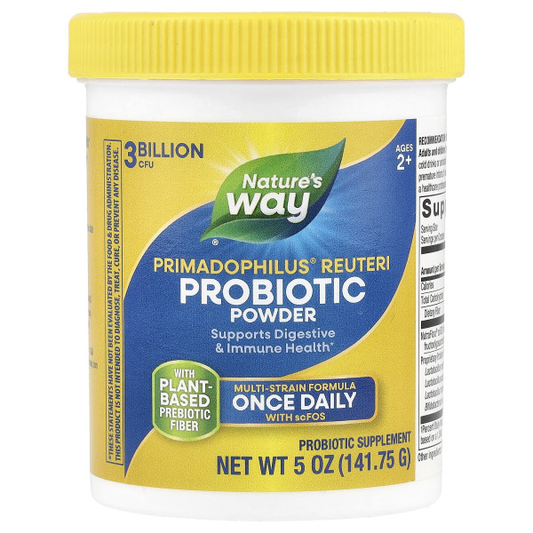 Пробіотики для мікрофлори кишечника (Primadophilus Reuteri Powder) 3 млрд КУО 141.75 г