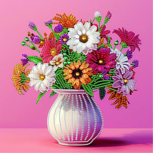 Алмазная мозаика Букет для настроения 25x25 Brushme