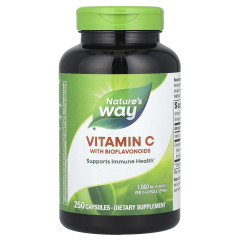 Вітамін C з біофлавоноїдами Nature's Way (Vitamin C with bioflavonoids) 250 капсул