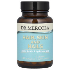 Вітаміни для волосся, шкіри та нігтів Dr. Mercola (Hair, Skin &amp; Nails) 30 капсул