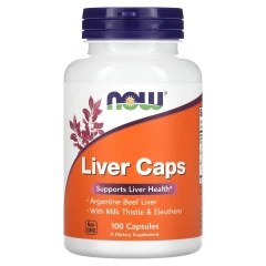 Епам 4 Аналог - Підтримка печінки Now Foods (Liver Caps) 100 капсул