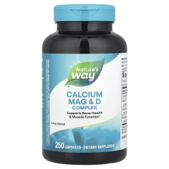 Комплекс кальцію магнію та вітаміну D Nature's Way (Calcium Mag &amp; D Complex) 250 капсул