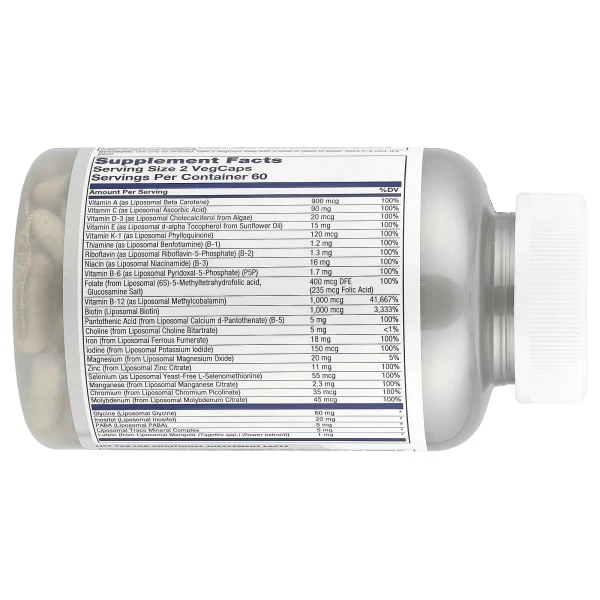 Ліпосомальні мультивітаміни для жінок (Women's Liposomal Multivitamin) 120 капсул