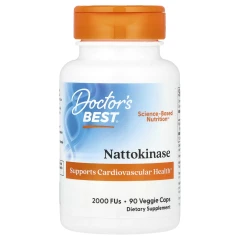 Наттокіназа Doctor's Best (Nattokinase) 2000 fu 90 капсул