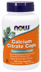 Цитрат кальцію з мінералами, Calcium Citrate, Now Foods, 120 вегетаріанських капсул
