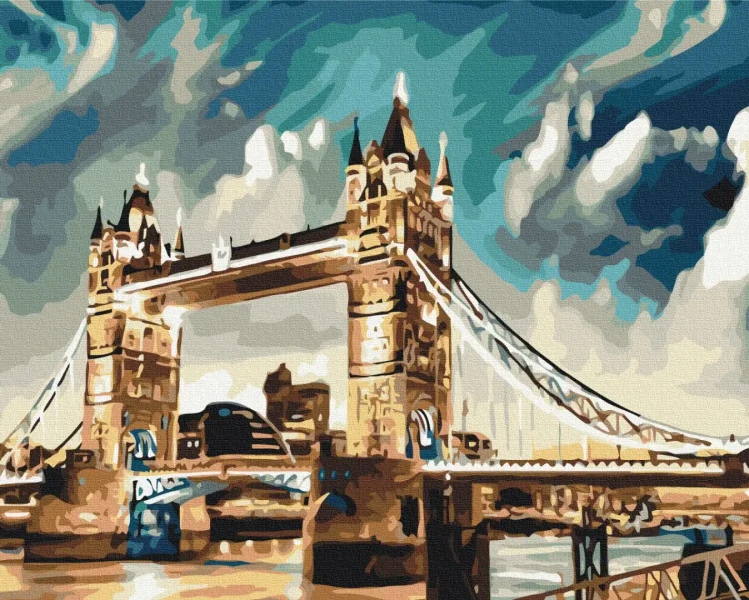 Картина за номерами Лондон в хмарах  Brushme 40x50