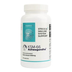 Ашвагандха стандартизована 300 мг Progress Nutrition (Ashwaganda KSM-66) 90 капсул