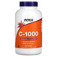 Вітамін C-1000 NOW Foods (C-1000) 250 таблеток