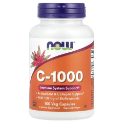 Вітамін C з біофлавоноїдами Now Foods (Vitamin C) 1000 мг 100 капсул