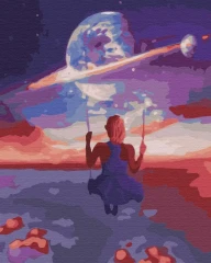 Картина за номерами Космічні мрії  Brushme 48x60