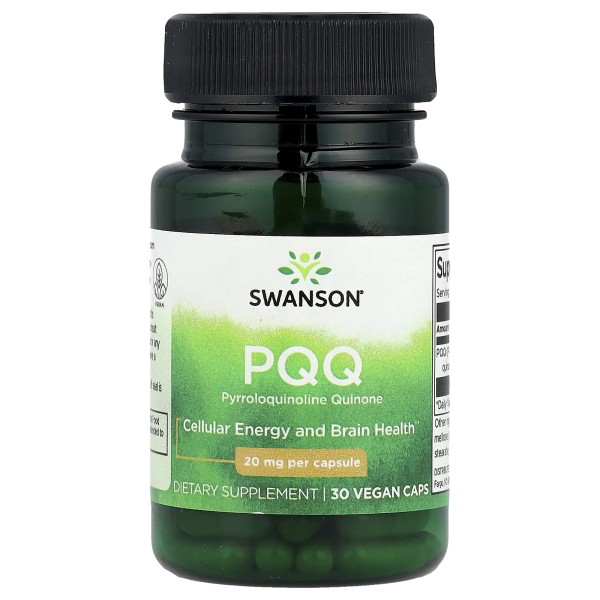 Пирролохинолинхинон 20 мг Swanson (PQQ Pyrroloquinoline Quinone) 30 капсул