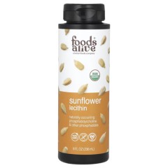 Лецитин соняшниковий органічний рідкий Foods Alive (Organic Sunflower Lecithin Liquid) 236 мл